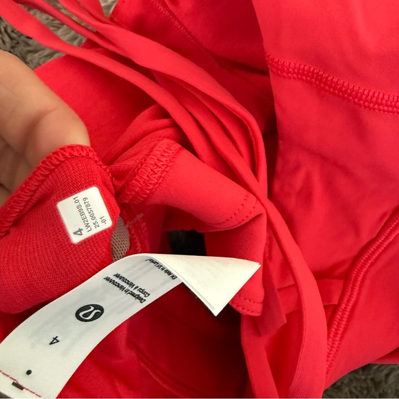 Lululemon Energy Longline Bra *Medium Support, B–D Cups Red Glow - Picture 7 of 10